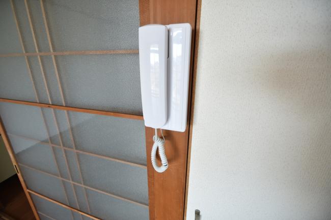 インターホンの受話器（室内）